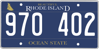 RI license plate 970402