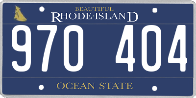 RI license plate 970404