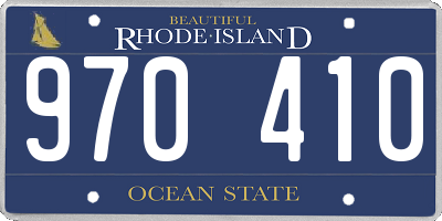 RI license plate 970410