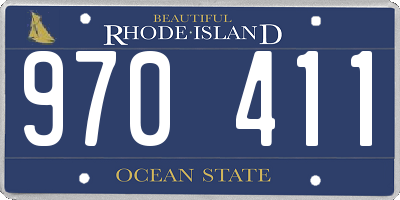 RI license plate 970411