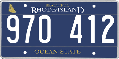 RI license plate 970412
