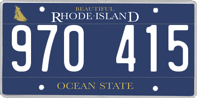 RI license plate 970415