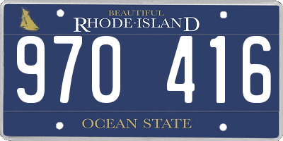 RI license plate 970416