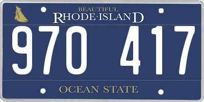RI license plate 970417