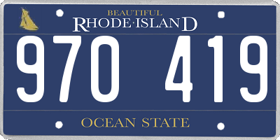 RI license plate 970419