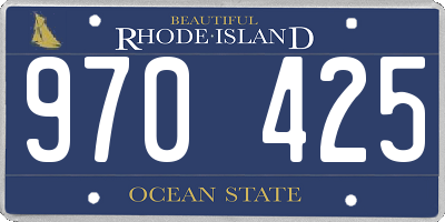 RI license plate 970425