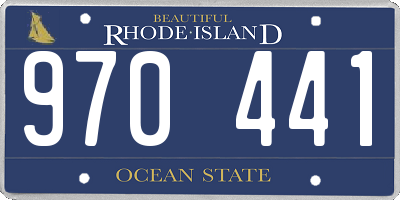 RI license plate 970441