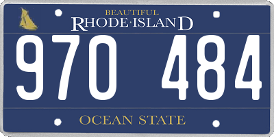 RI license plate 970484