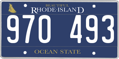 RI license plate 970493