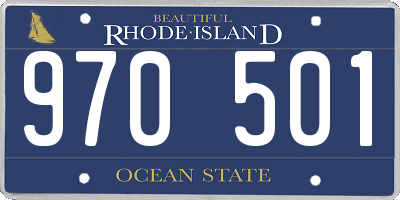 RI license plate 970501