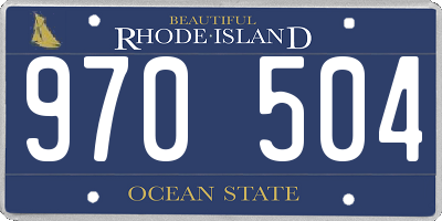 RI license plate 970504