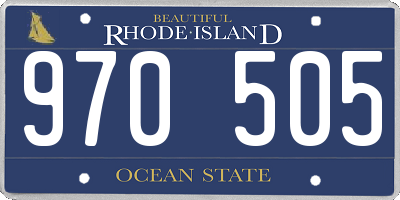 RI license plate 970505