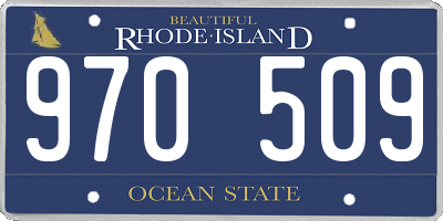 RI license plate 970509