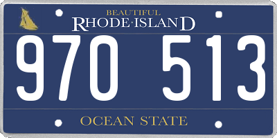 RI license plate 970513