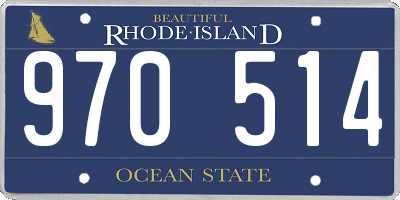 RI license plate 970514