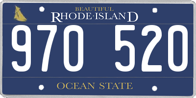 RI license plate 970520