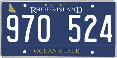 RI license plate 970524