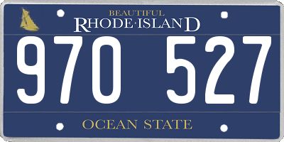 RI license plate 970527