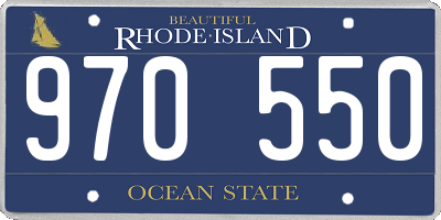 RI license plate 970550