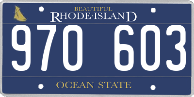 RI license plate 970603