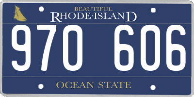 RI license plate 970606