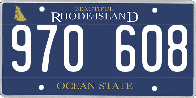 RI license plate 970608