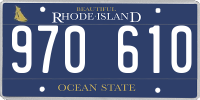 RI license plate 970610