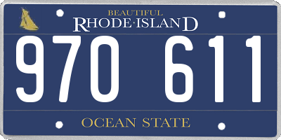 RI license plate 970611