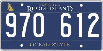 RI license plate 970612