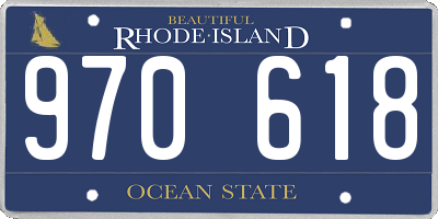 RI license plate 970618