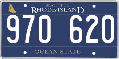 RI license plate 970620