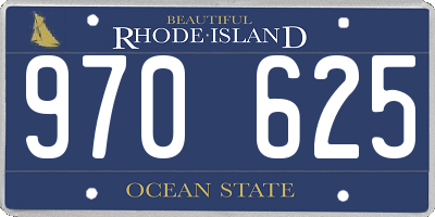 RI license plate 970625