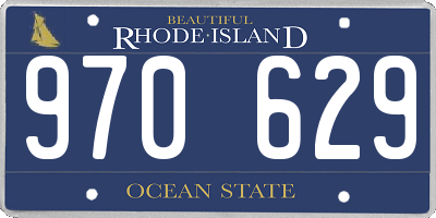 RI license plate 970629