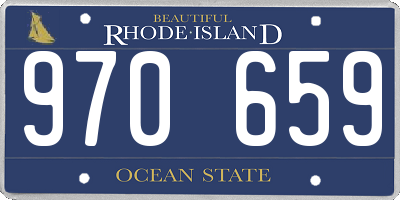 RI license plate 970659
