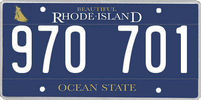 RI license plate 970701