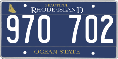 RI license plate 970702