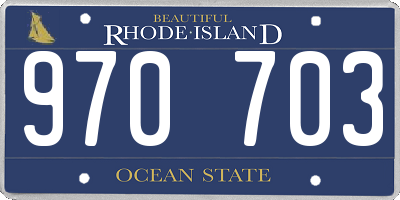 RI license plate 970703