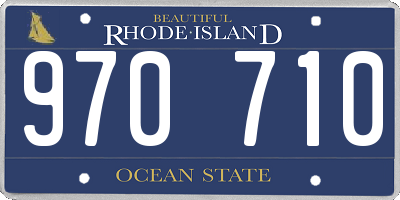 RI license plate 970710