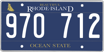 RI license plate 970712