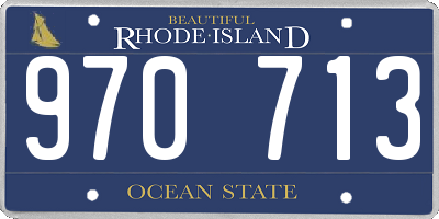 RI license plate 970713