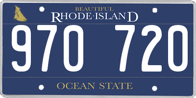 RI license plate 970720