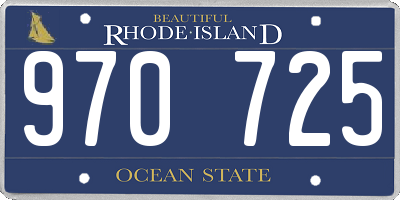 RI license plate 970725