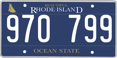 RI license plate 970799