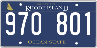 RI license plate 970801