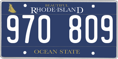 RI license plate 970809