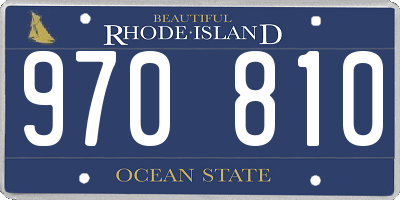 RI license plate 970810