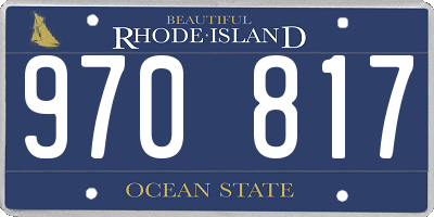 RI license plate 970817