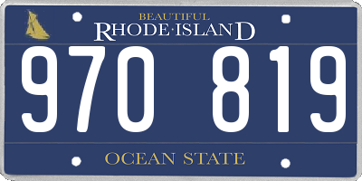 RI license plate 970819