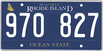 RI license plate 970827