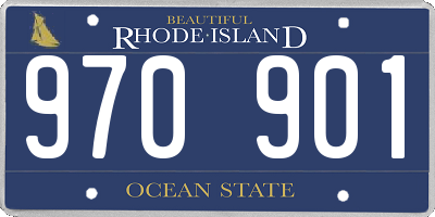 RI license plate 970901